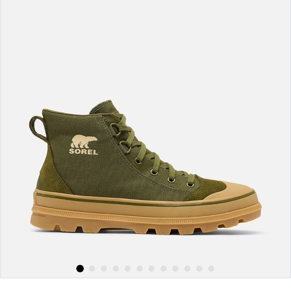 Sorel Green and Tan Men's Sneakers NWT - Picture 2 of 13